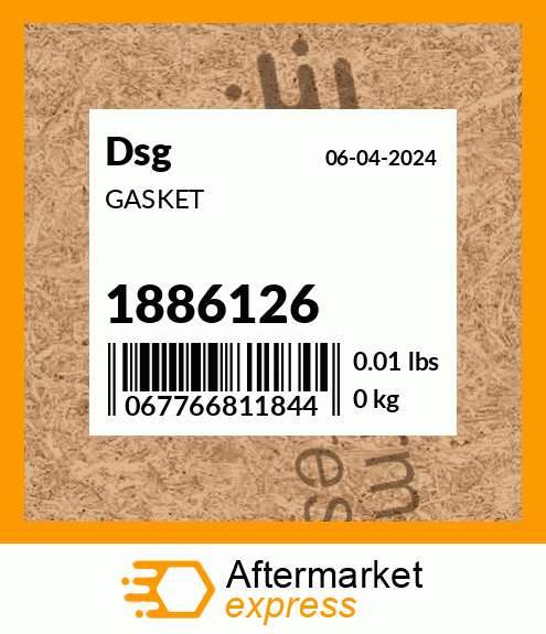 Spare part 1886126 + GASKET