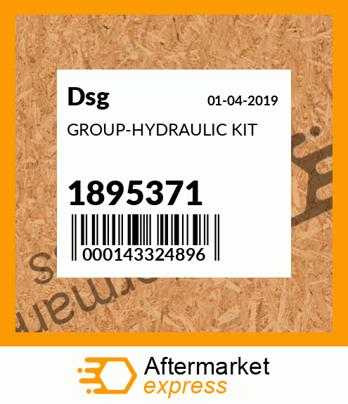 Spare part 1895371 + GROUP-HYDRAULIC KIT