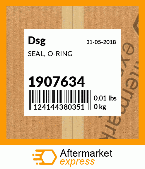 Spare part 1907634 + SEAL, O-RING