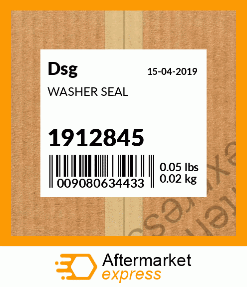 Spare part 1912845 + WASHER SEAL