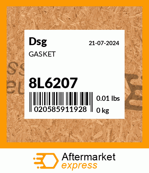 Spare part 8L6207 + GASKET