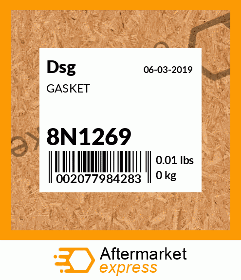 Spare part 8N1269 + GASKET