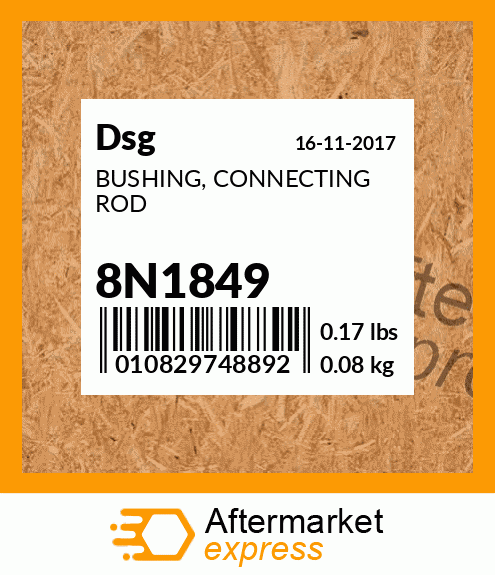 Spare part 8N1849 + BUSHING, CONNECTING ROD