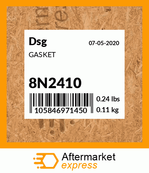 Spare part 8N2410 + GASKET