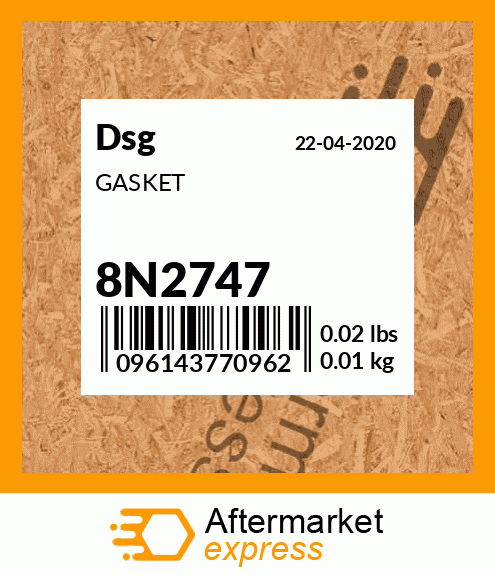 Spare part 8N2747 + GASKET