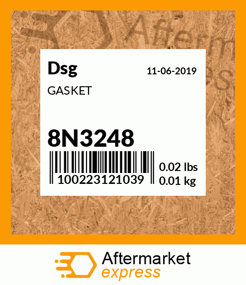 Spare part 8N3248 + GASKET