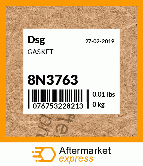 Spare part 8N3763 + GASKET