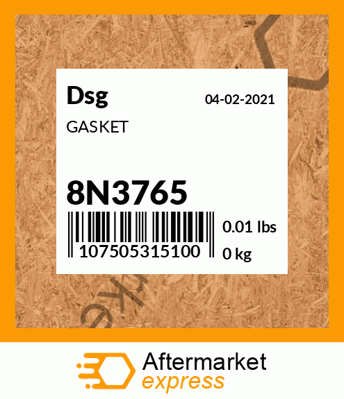 Spare part 8N3765 + GASKET