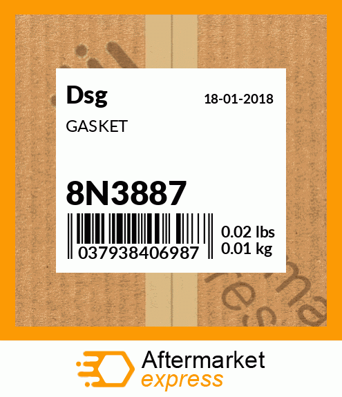 Spare part 8N3887 + GASKET