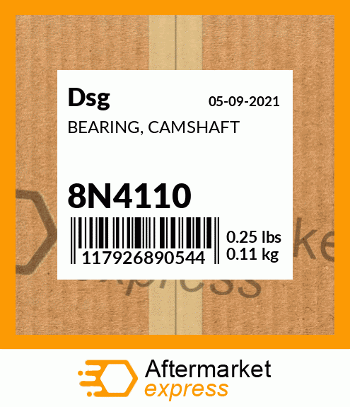 Spare part 8N4110 + BEARING, CAMSHAFT