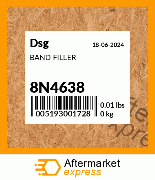 Spare part 8N4638 + BAND FILLER