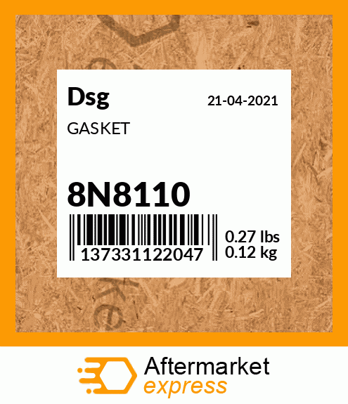 Spare part 8N8110 + GASKET