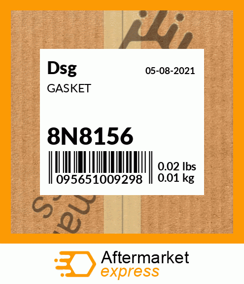 Spare part 8N8156 + GASKET