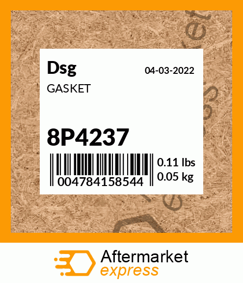 Spare part 8P4237 + GASKET