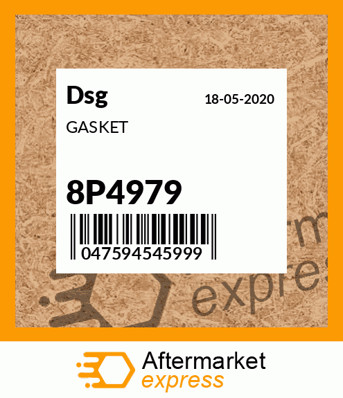 Spare part 8P4979 + GASKET