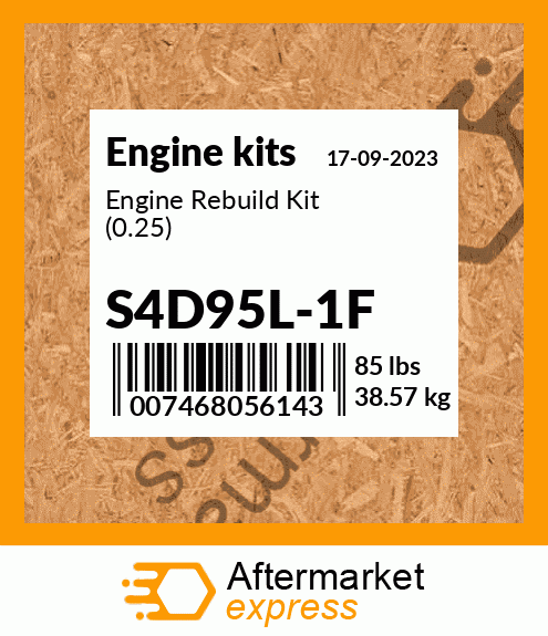 Spare part S4D95L-1F + Engine Rebuild Kit (0.25)