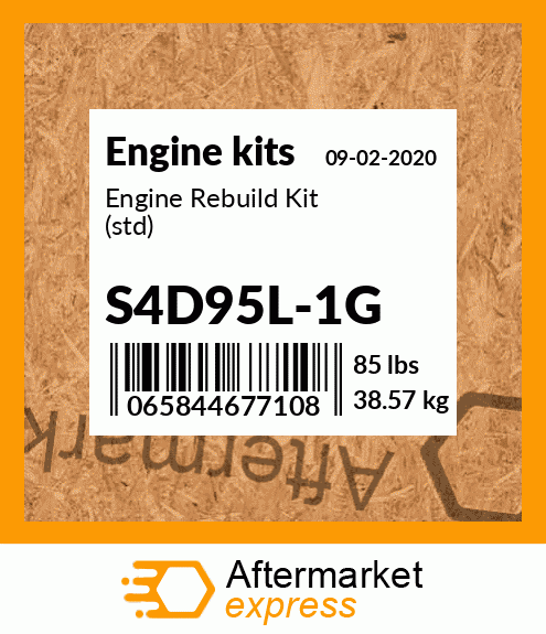 Spare part S4D95L-1G + Engine Rebuild Kit (std)