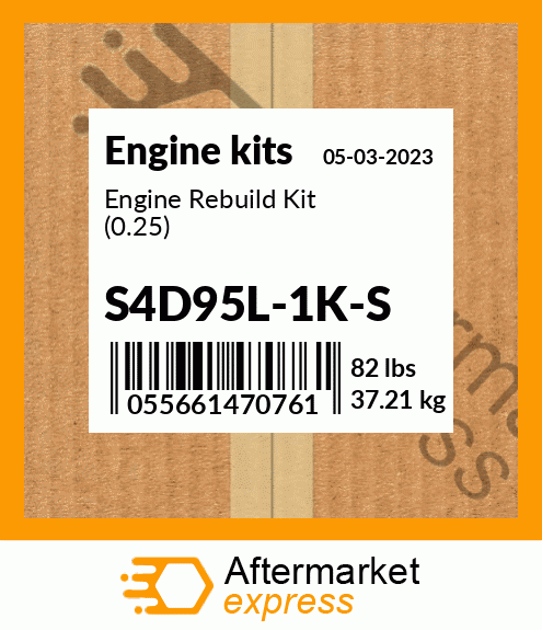 Spare part S4D95L-1K-S + Engine Rebuild Kit (0.25)