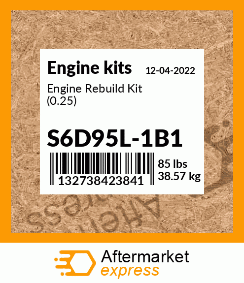 Spare part S6D95L-1B1 + Engine Rebuild Kit (0.25)