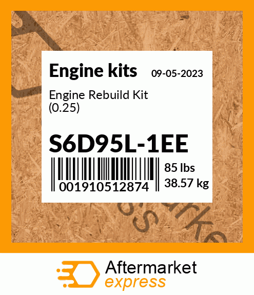 Spare part S6D95L-1EE + Engine Rebuild Kit (0.25)