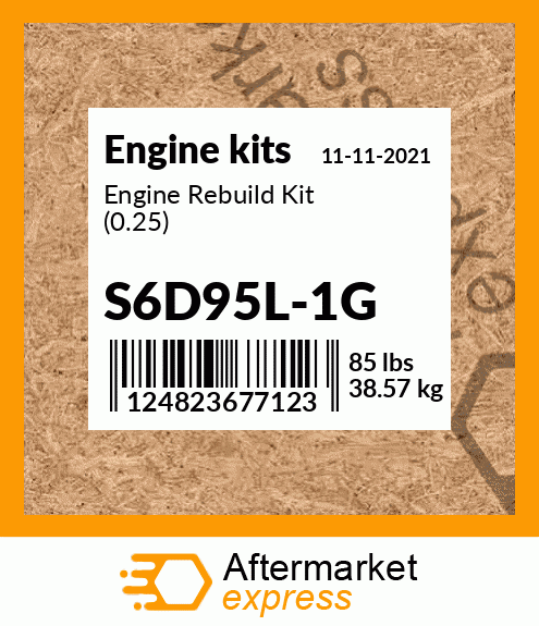 Spare part S6D95L-1G + Engine Rebuild Kit (0.25)