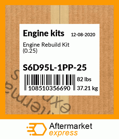 Spare part S6D95L-1PP-25 + Engine Rebuild Kit (0.25)