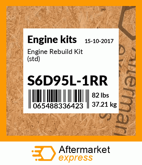 Spare part S6D95L-1RR + Engine Rebuild Kit (std)