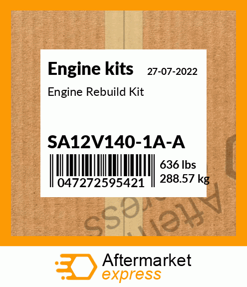 Spare part SA12V140-1A-A + Engine Rebuild Kit