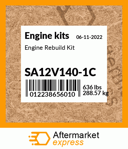 Spare part SA12V140-1C + Engine Rebuild Kit