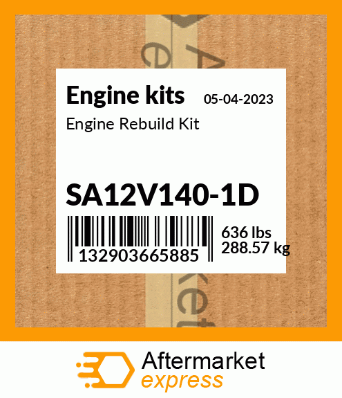 Spare part SA12V140-1D + Engine Rebuild Kit