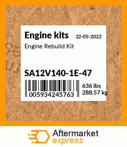 Spare part SA12V140-1E-47 + Engine Rebuild Kit