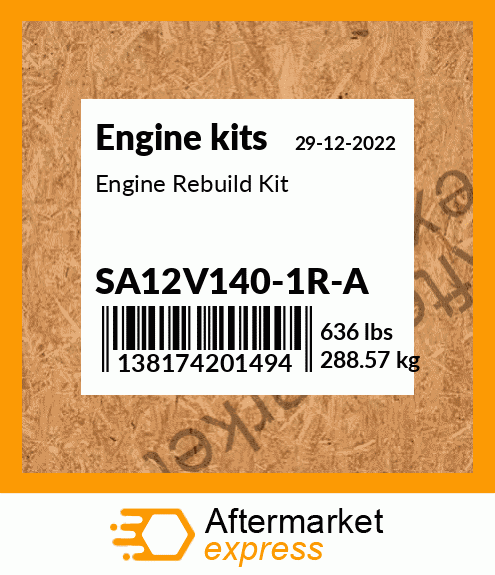 Spare part SA12V140-1R-A + Engine Rebuild Kit