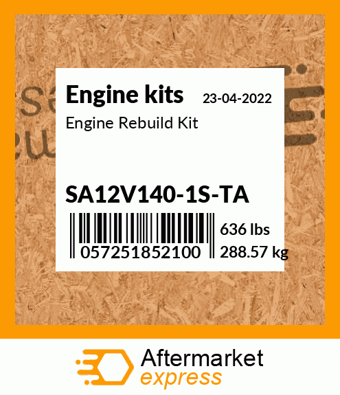 Spare part SA12V140-1S-TA + Engine Rebuild Kit