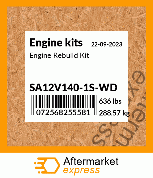 Spare part SA12V140-1S-WD + Engine Rebuild Kit