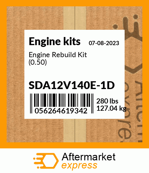 Spare part SDA12V140E-1D + Engine Rebuild Kit (0.50)