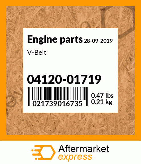 V-Belt 04120-01719