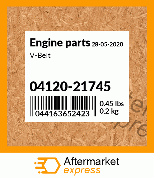 V-Belt 04120-21745