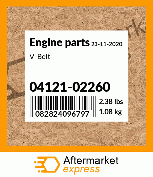 V-Belt 04121-02260