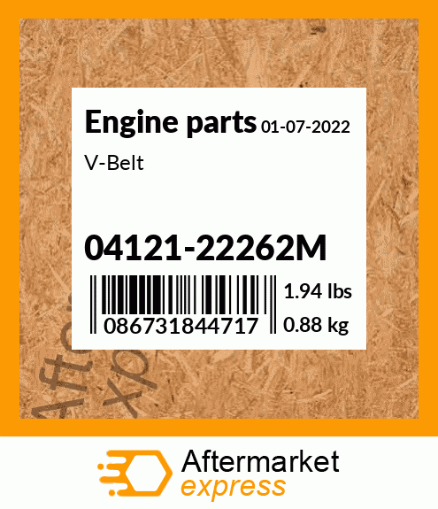 V-Belt 04121-22262M
