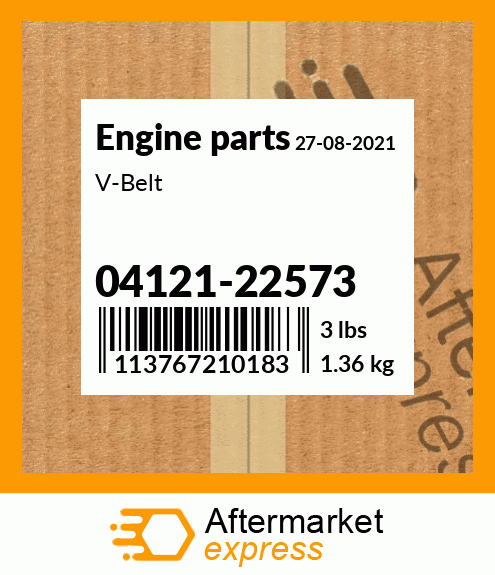 Spare part 04121-22573 + V-Belt