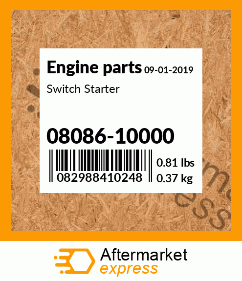 Spare part 08086-10000 + Switch Starter