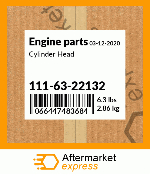 Spare part 111-63-22132 + Cylinder Head