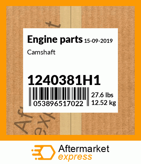 Spare part 1240381H1 + Camshaft