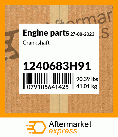 Spare part 1240683H91 + Crankshaft