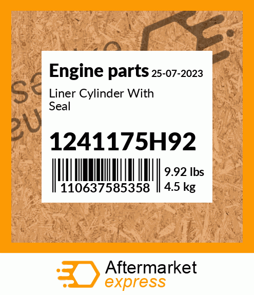 Spare part 1241175H92 + Liner Cylinder With Seal