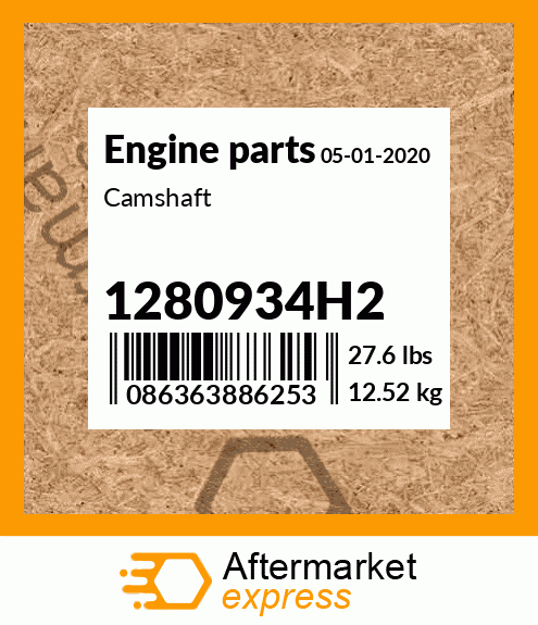 Spare part 1280934H2 + Camshaft