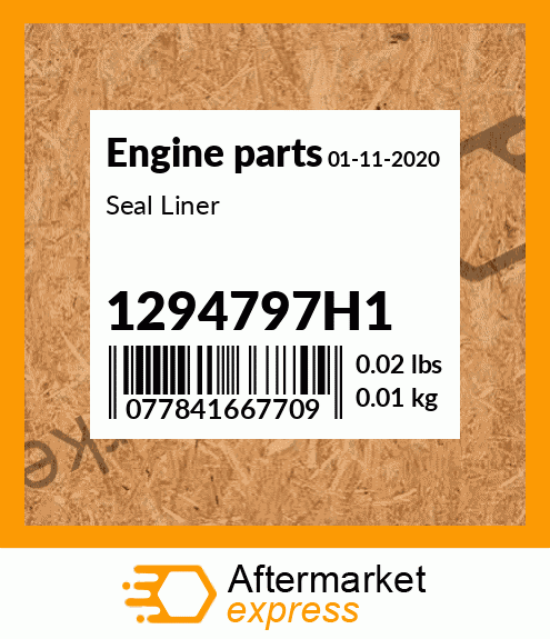 Spare part 1294797H1 + Seal Liner