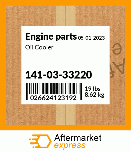 Spare part 141-03-33220 + Oil Cooler