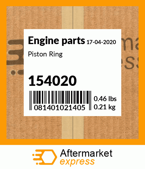 Spare part 154020 + Piston Ring