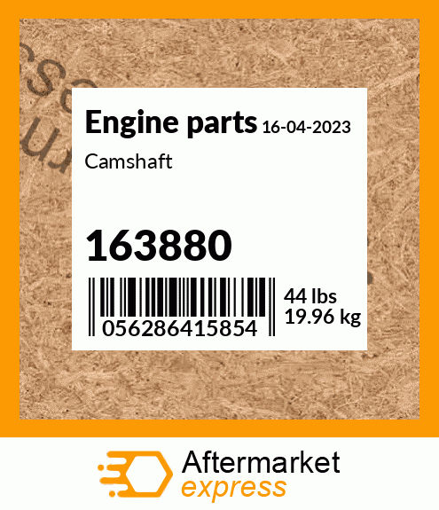 Spare part 163880 + Camshaft